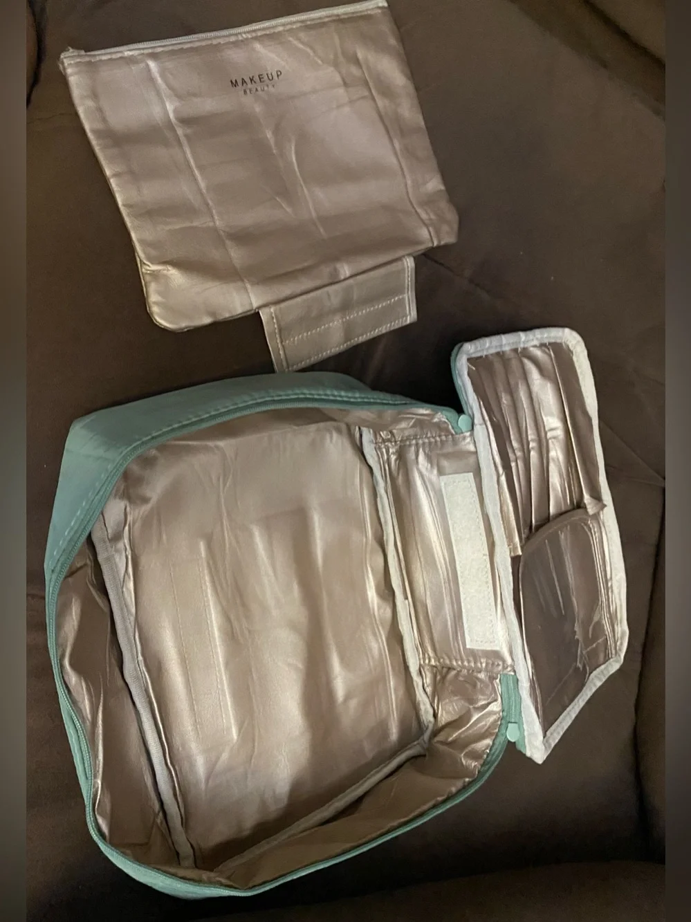 Makeup Travel Pouch - Sage Green